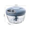 500/900ML Rope Grinder Vegetable Cutter Kitchen Garlic Puller Minced Garlic Chili Fruit Puree Garlic Mixer Rotary Food Processor
