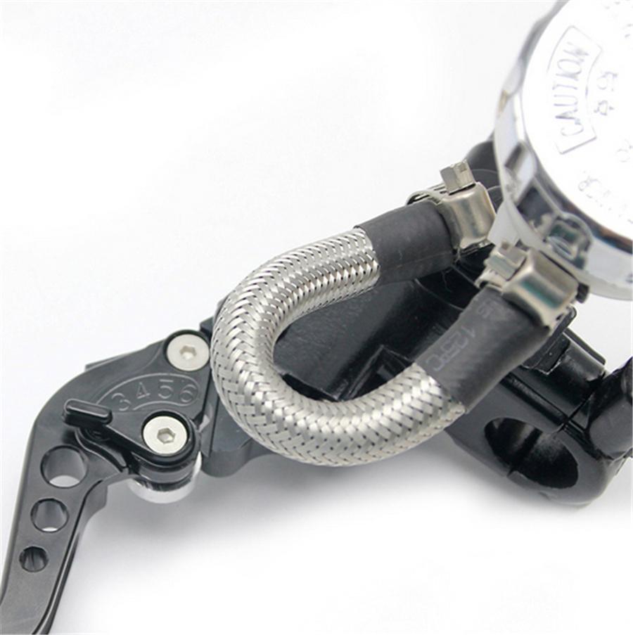 Motorcycle 7/8" 22mm Handlebar Clutch Brake Levers Master Cylinder Reservoir Set
