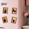 Retro Holz Fotorahmen Magnete Schwarze Katze Kühlschrankmagnet Saisonale Cartoon Küche Badezimmer Dekor Dekorativ Weichmagnetische Aufkleber Niedliches Thema