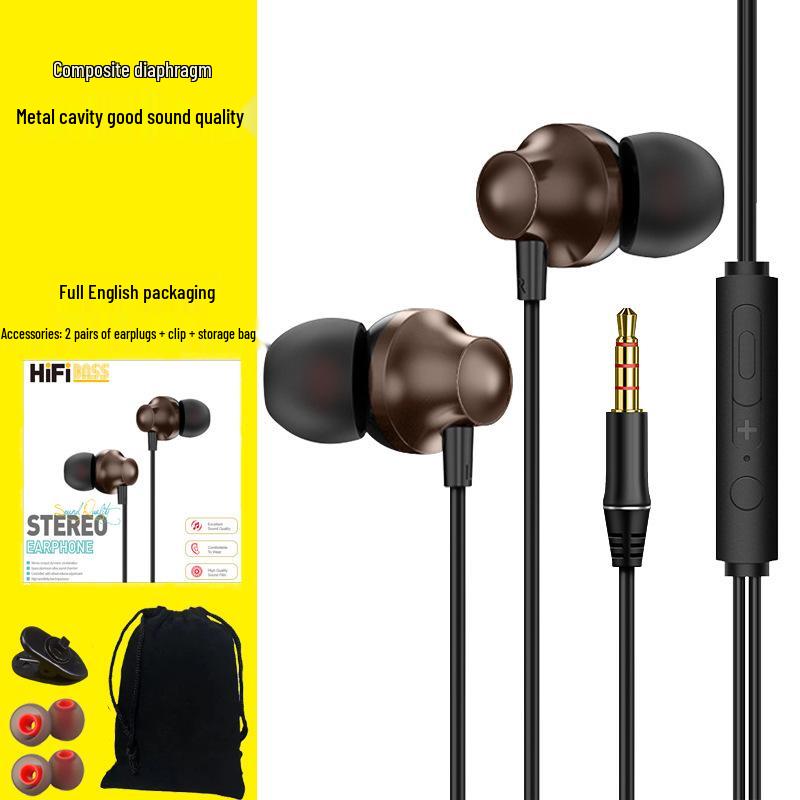 Metal Magnetic Gaming Earphones, Wired In-Ear with Type-C Angled Plug for Precise Sound Localization