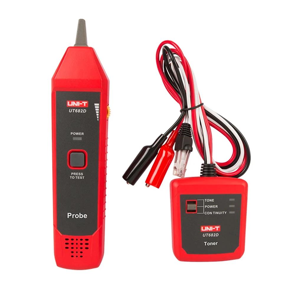 UNI-T UT682D Network Cable Tester Track Telephone Line Twisted-pair Professional Network Tracer Electric Wire LAN Line Finder UT682D