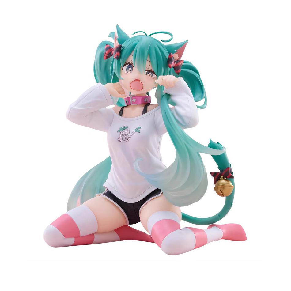12cm Desktop Cute Hatsune Miku Girls Toy Anime Gift Figure Toy Anime Game PVC Action Figure Collectible Model Doll