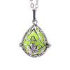 Hot-selling Aromatherapy Ancient Silver Style Cage Type Hollow Necklace Essential Oil Diffuser Perfume Box Ancient Hanfu Accessories
