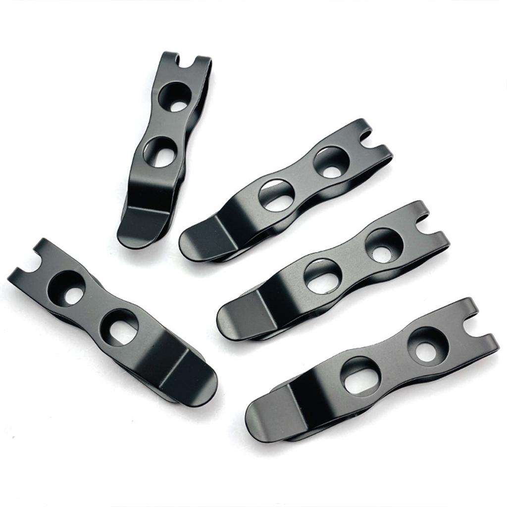 Holster Clips K Sheath Waist Clip Accessory Stainless Steel Sheath Back Clip Scabbard Carrying Waist Clip