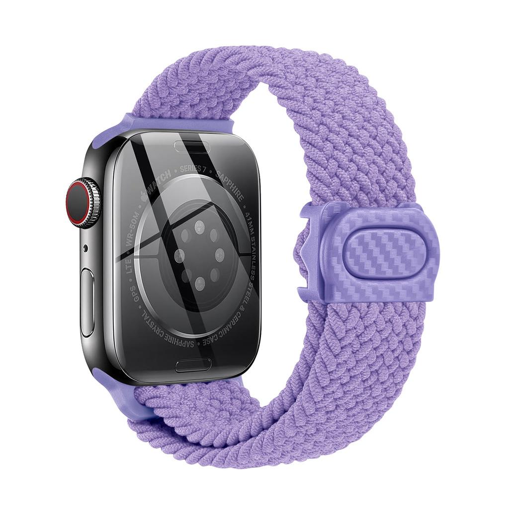 Strap For Apple watch band 44mm 42mm 40mm 45mm 46mm 41mm 49mm Braided Solo Correa Bracelet iWatch 11 10 9 8  7 6 5 4 se Ultra3