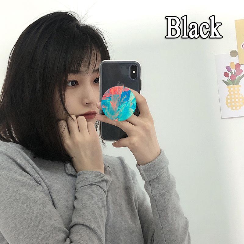 Artistic Quicksand Support Holders Supports For Mobile Tablets Retractable Finger Grip Holder