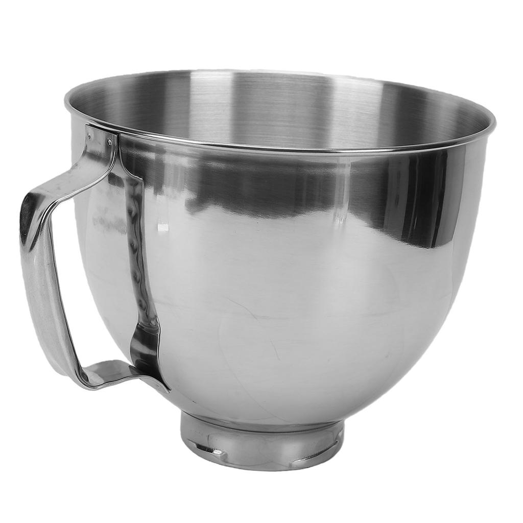 Stainless Steel Mixer Bowl 5L Large Capacity Multifunctional Non Slip Bottom Kitchen Gadgets Mixer Bowl