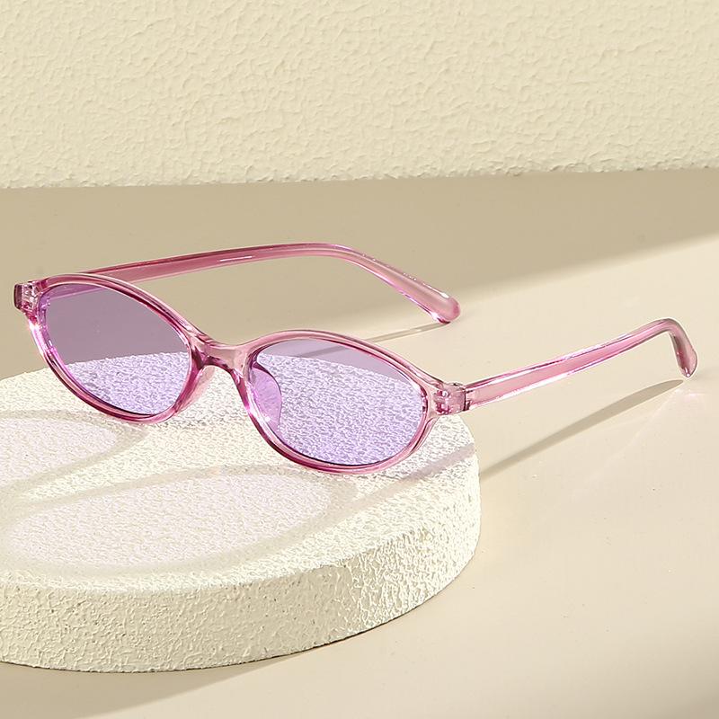 Vintage Small Cat Eye Sunglasses New Leopard Black Designer Small Oval Sun Glasses Retro Fashion Women Sunscreen Glasses Uv400