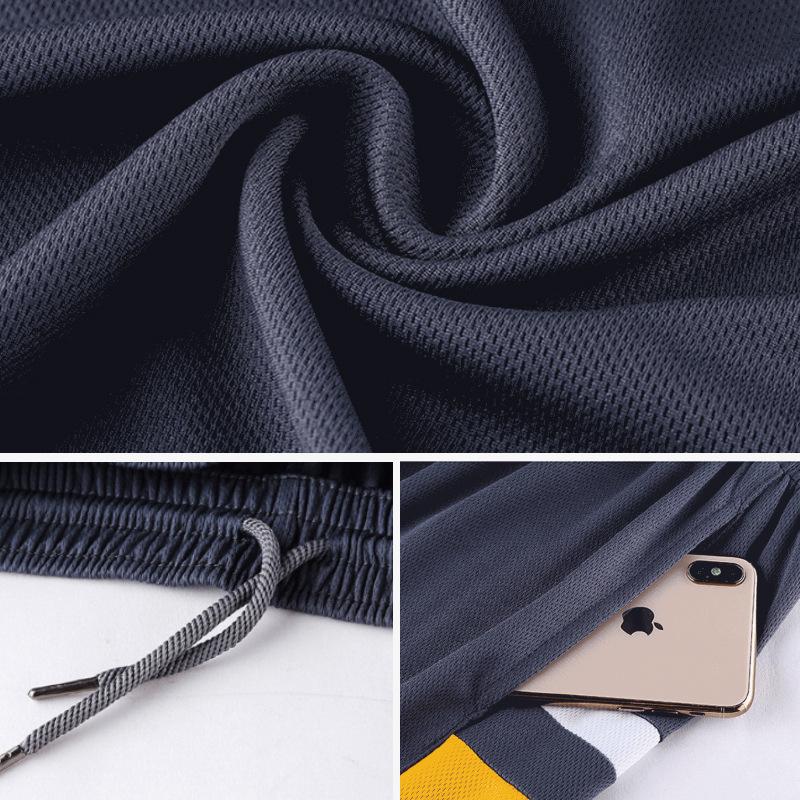 Men's Breathable Moisture-Wicking Basketball Jersey Set - Summer Team Competition Sportswear