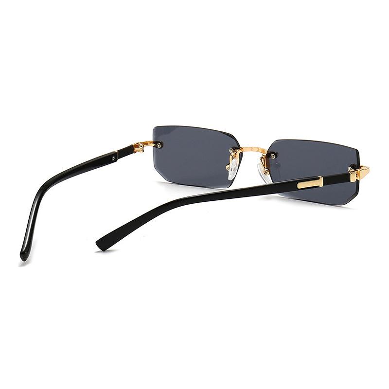 New Rimless Fashion Sunglasses Personality Jelly Shades Men And Womean Sunglasses
