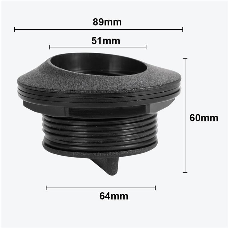 Boat Scupper Valve Outlet Marine Water Drain Plug & Seal Ring For Yacht Speedboat Etc Boat Accessories Marine-A87Q