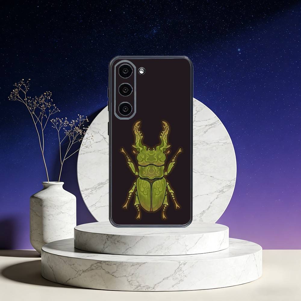 B-Biology Art Insects Bugs Phone Case For Samsung Galaxy A73,A72,A71,A70,A53,A52,A51,Others Soft Black Cover