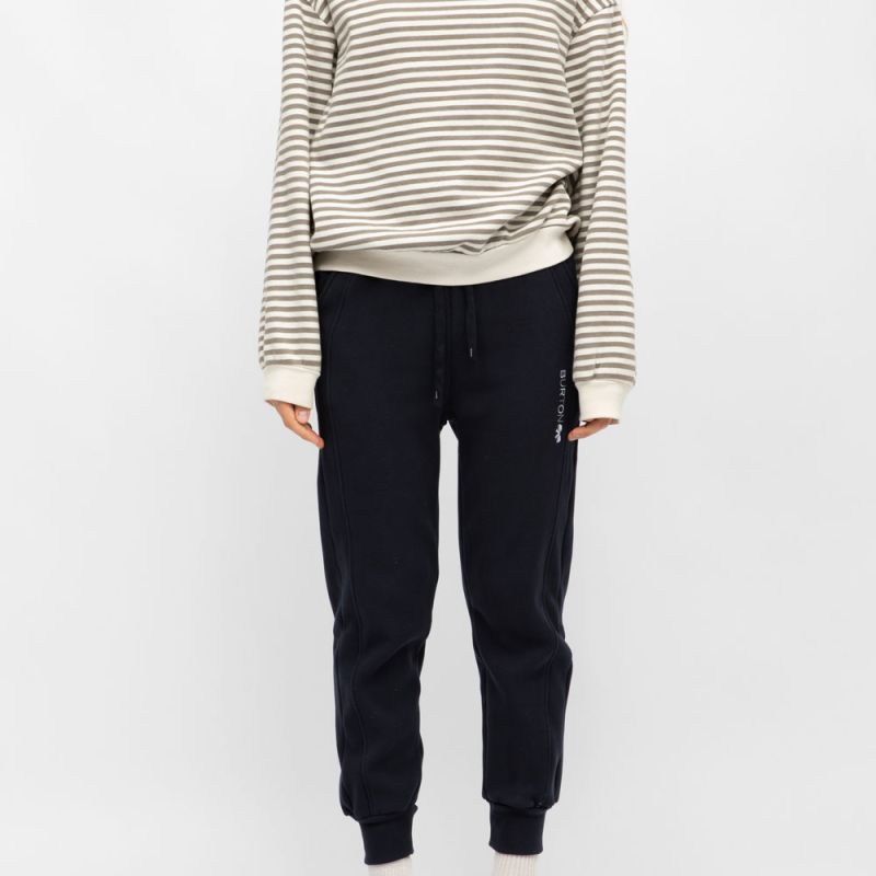 Elora Carrot-cut Cotton Jogging Bottoms Women BURTON OF LONDON