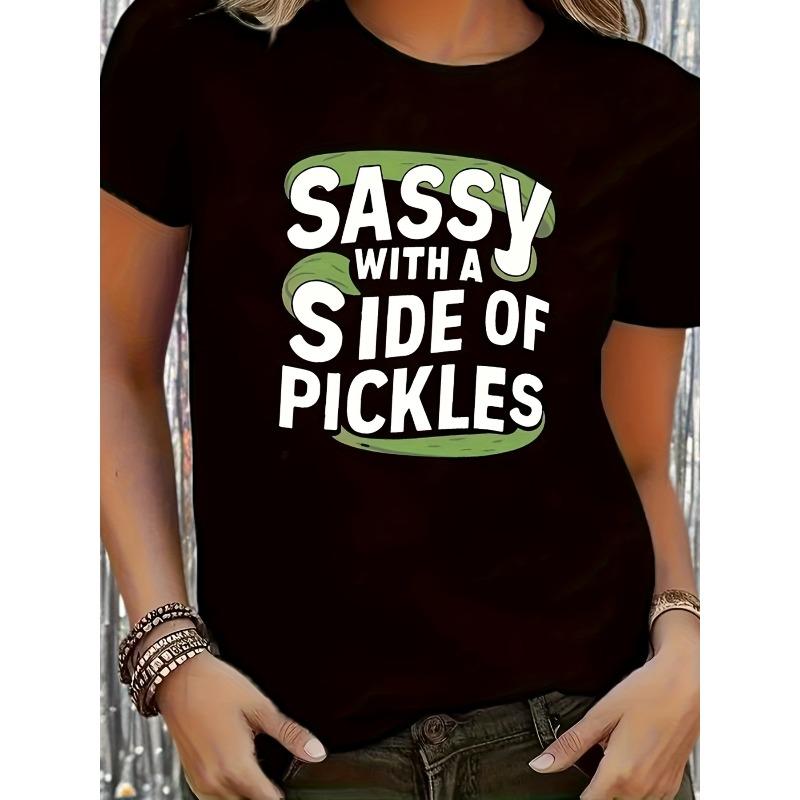 Trendy Fashion English Letter Print T-Shirt S чёрный