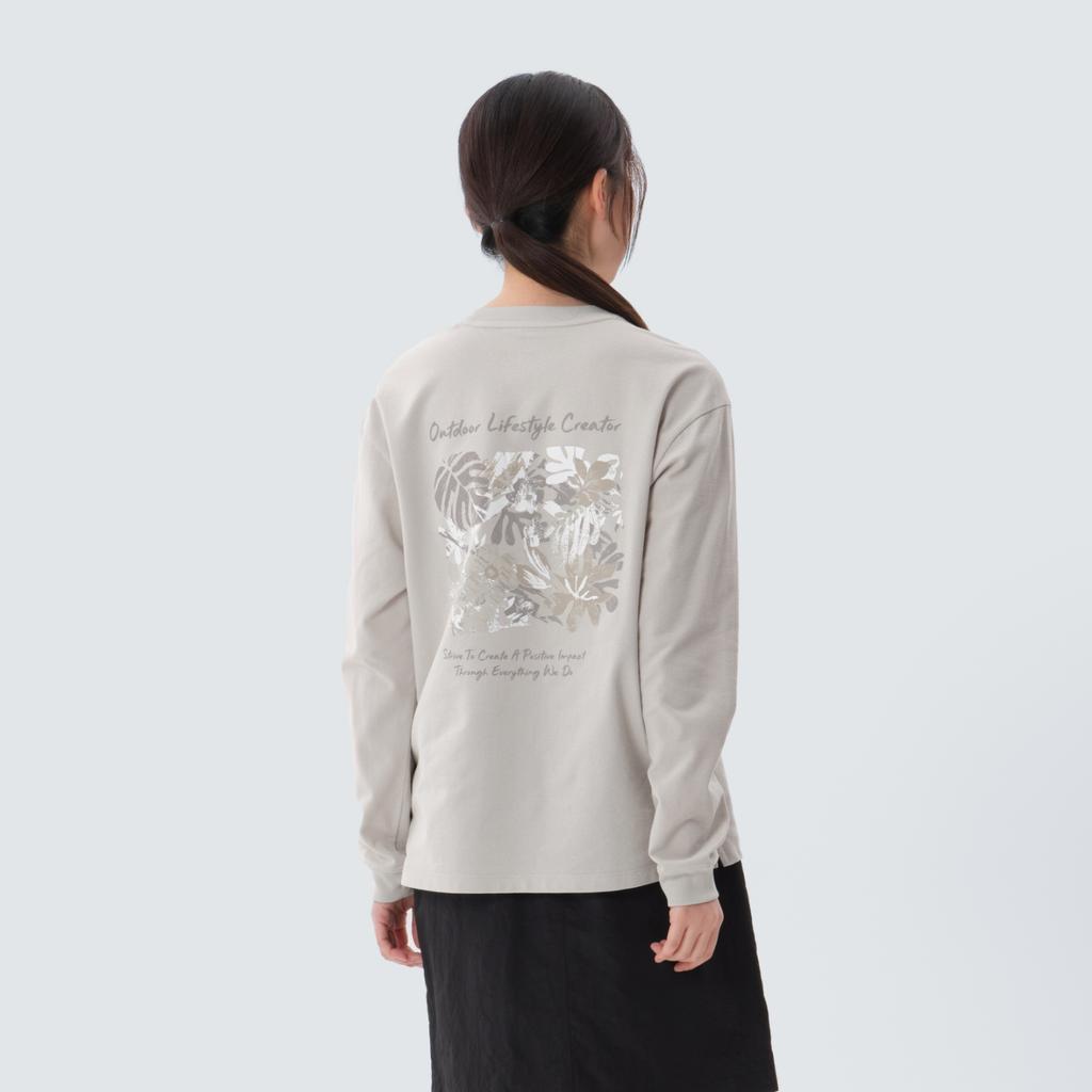 SNOWPEAK Sorona Women's Tropical Long Sleeve T-shirt Light Beige (S25SWFTL63)