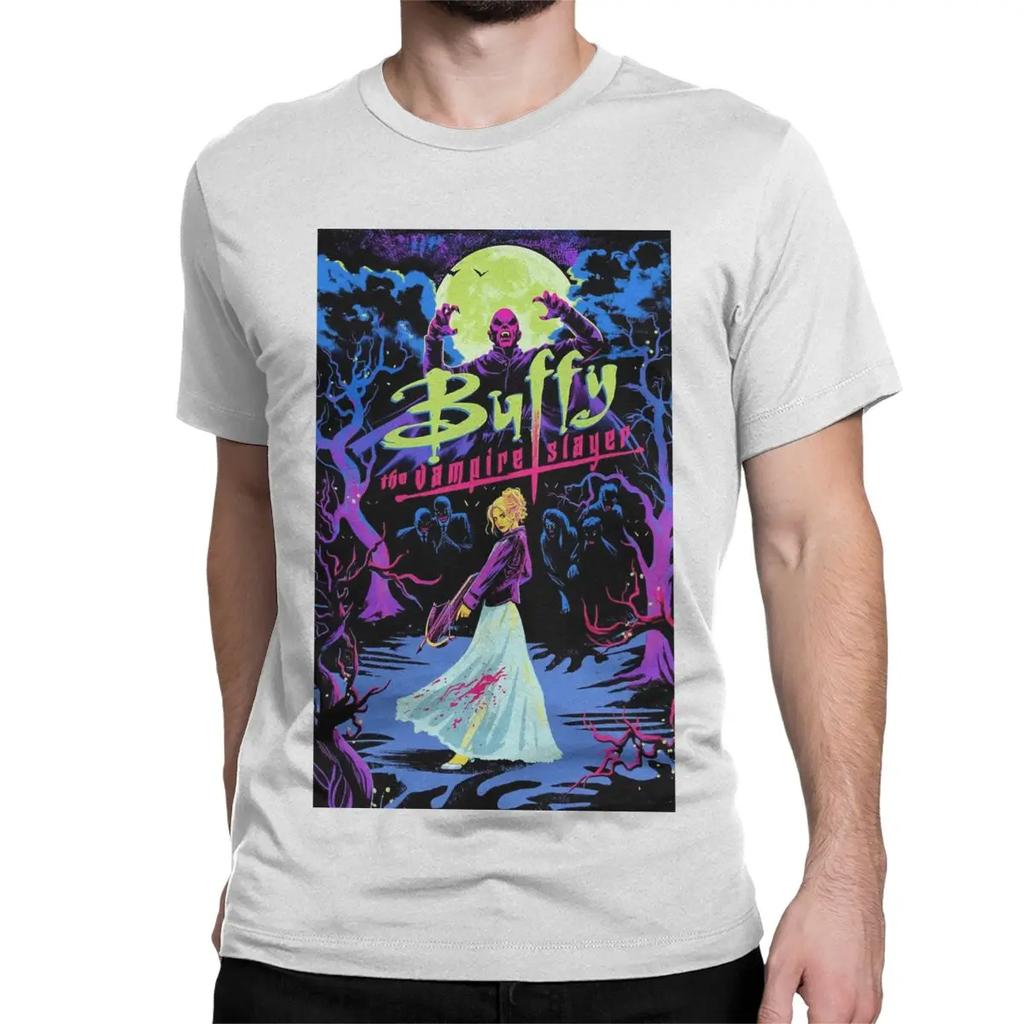 Buffy, přemožitelka upírů Umělecká trička Pánská Dámská Vintage 100% bavlněná trička Kulatý výstřih Krátký rukáv Trička Párty oblečení