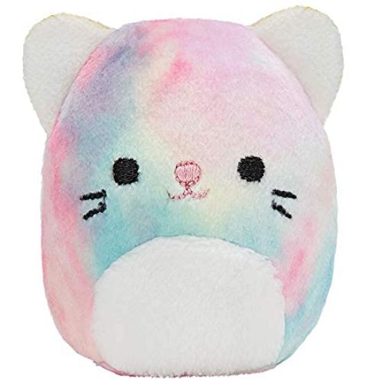 Squishville Mini Plush Rainbow Dream 6 Rainbow Irresistible Soft Colorful Plush Mini and Panda Squishmallow's Squad, 2-inch Animals, Cat, Llama,