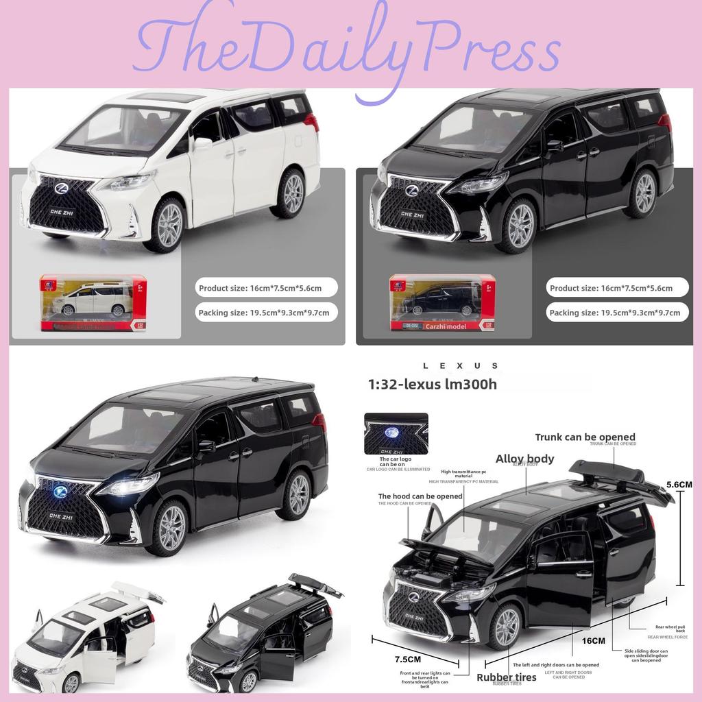 Lexus Car Model 132 Alloy Toy Light Sound Doors Children Play Gifts Festival