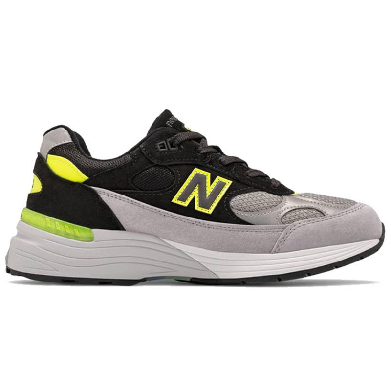 New Balance 992 MiUSA Black Grey Volt Sneakers M992TQ