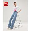 IEF 2025 Spring High-Waist Wide-Leg Denim Jeans