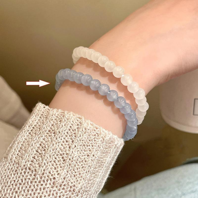 Bracelet Perle Irregulière Forme Spéciale Française Bracelet Femmes Niche Luxe Léger Exquis Doré Demi-Bracelet Bracelet Accessoires