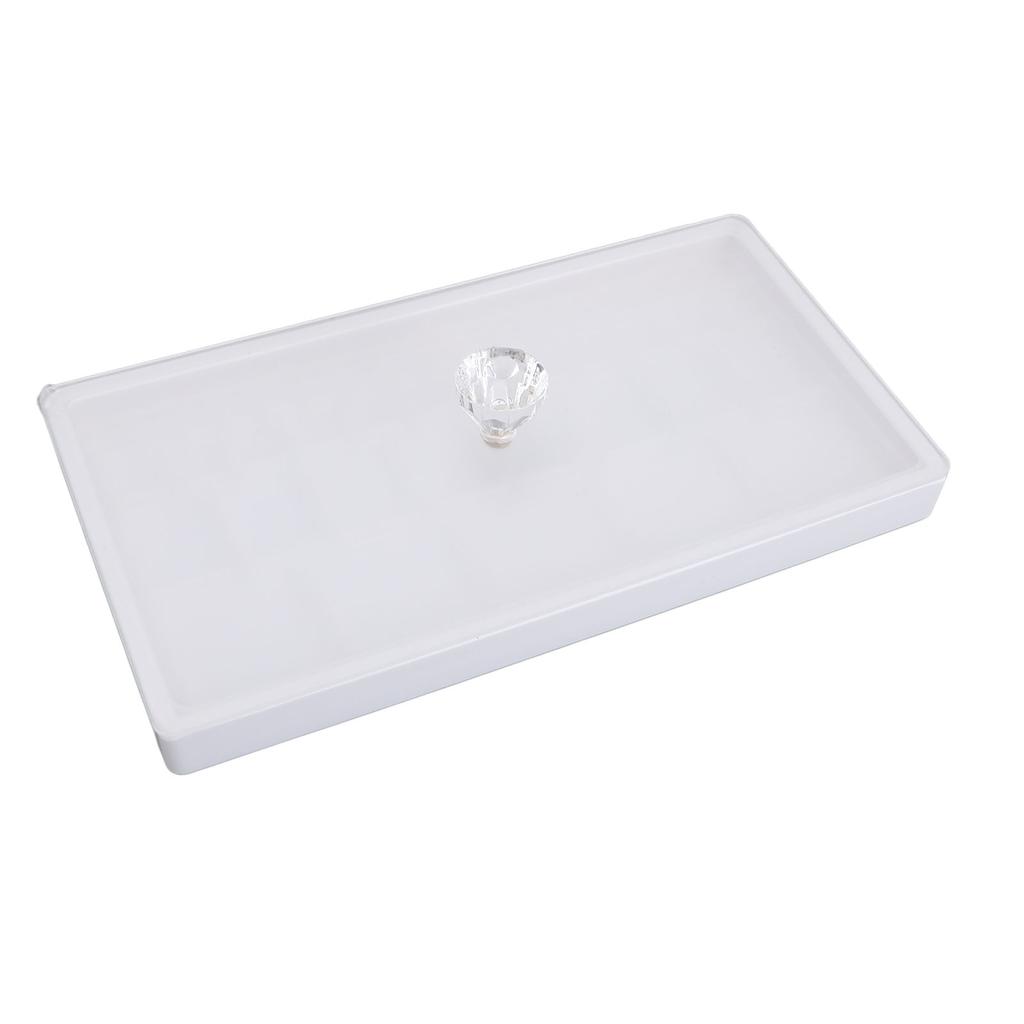 Watch Parts Storage Box Divided Storage Precise Parts Watch Movement Dial Tray with Dustproof Cover
