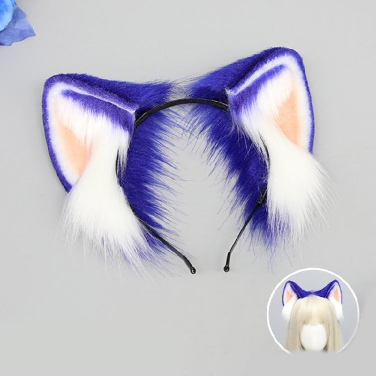 Tiara de Orelha de Animal Peluda Anime Expo para Mulheres Roleplay Maid Headband Fantasia de Festa Menina Anime Estilo de Cabelo Tiara