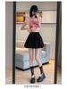 Women's 2024 Autumn Wide-Leg Elastic Waist Bloomers - Slim, Loose, Pumpkin Casual Shorts