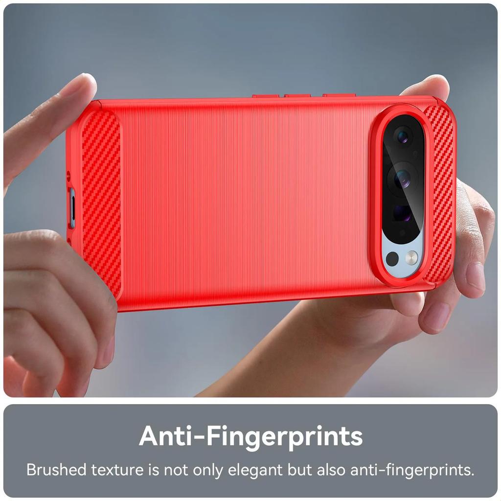 Phone Case For Google Pixel 9 Pro ,flexible Tpu Fiber Protective Cover For Google Pixel 9 Pro