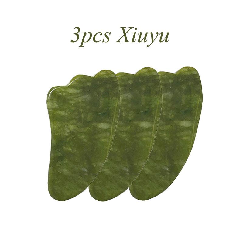 

Natural Rose Quartz Gua Sha Scraper Massager For Face Gouache Stone Gouache Scraper Face Massager Skin Care Guasha Massage Tools