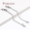 18K Gold Plated Extension Chain with Lobster Clasps Connector For Jewelry Making,Tail Extender Chains,DIY Bracelet Accessories