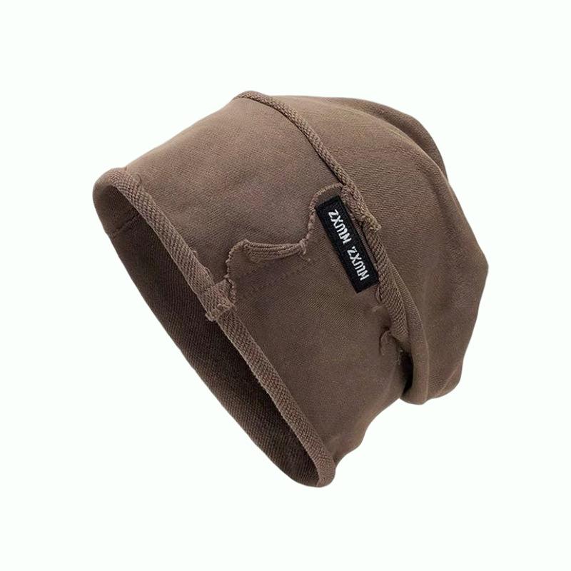 

Шапка Баотоу с меховой отделкой для женщин, ретро, на все случаи жизни, с загнутыми краями, теплая шапка, большой обхват головы, свободная шапка-бини, мужская теплая шапка One Size