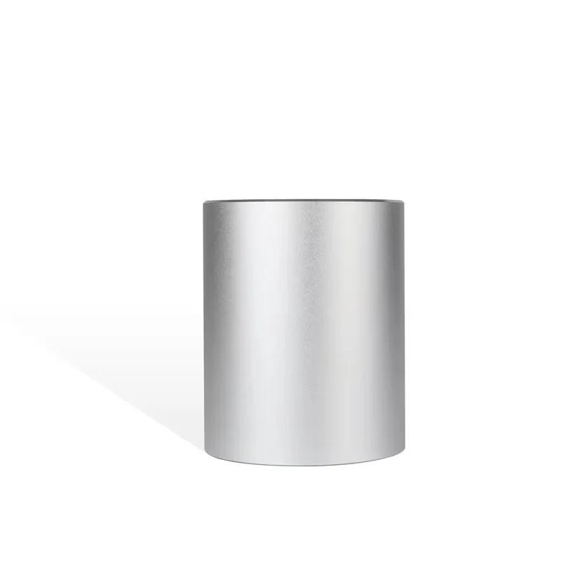 Modern Aluminum Alloy Round Pen Holder Desktop Storage Business Metal Cosmetic Pencil Holder Office Desk Organiser