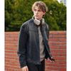 NVG·YOUNG Men's Stand-Collar Loose-Fit Denim Jacket