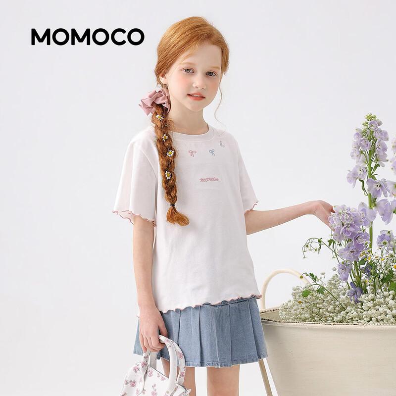 MOMOCO Girls' Summer Short-Sleeve T-Shirt