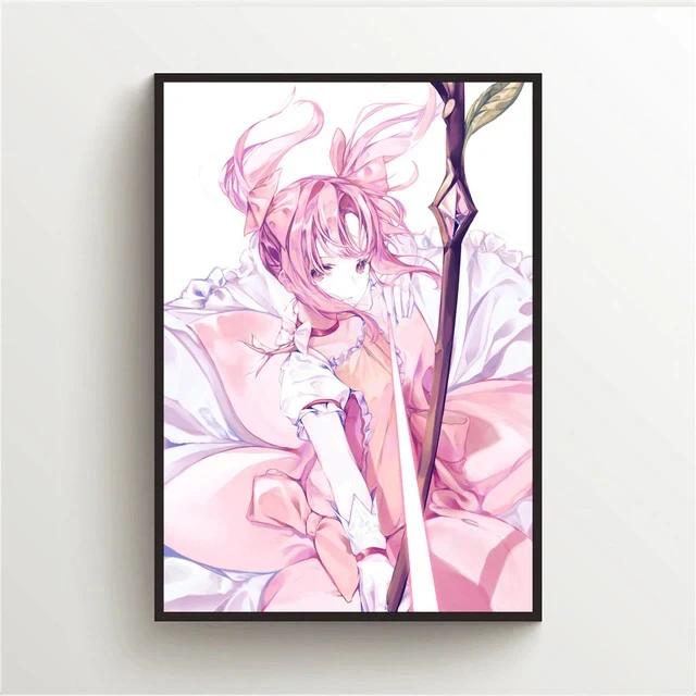Puella Magi Madoka Magica Ιαπωνικό Άνιμε Κινούμενα Σχέδια Αφίσες Εκτυπώσεις Τέχνη Τοίχου Ζωγραφική σε καμβά Εικόνα για Σαλόνι Διακόσμηση Σπιτιού