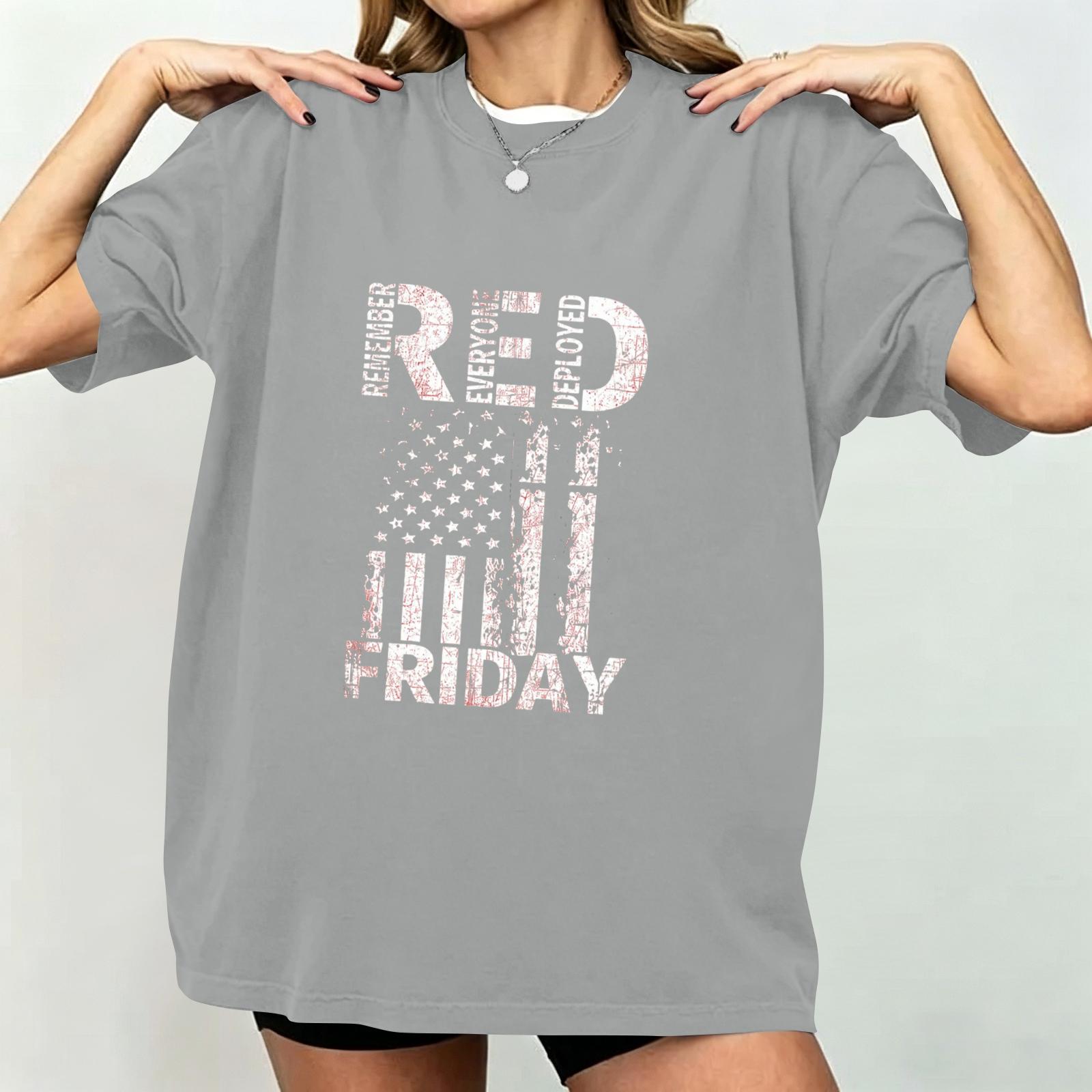 

Women s Casual Short Sleeve T Shirt Loose Fit Round Neck Letter Print Top Comfortable Daily Wear Lightweight Fabric Suitable for Various Occasions XXL