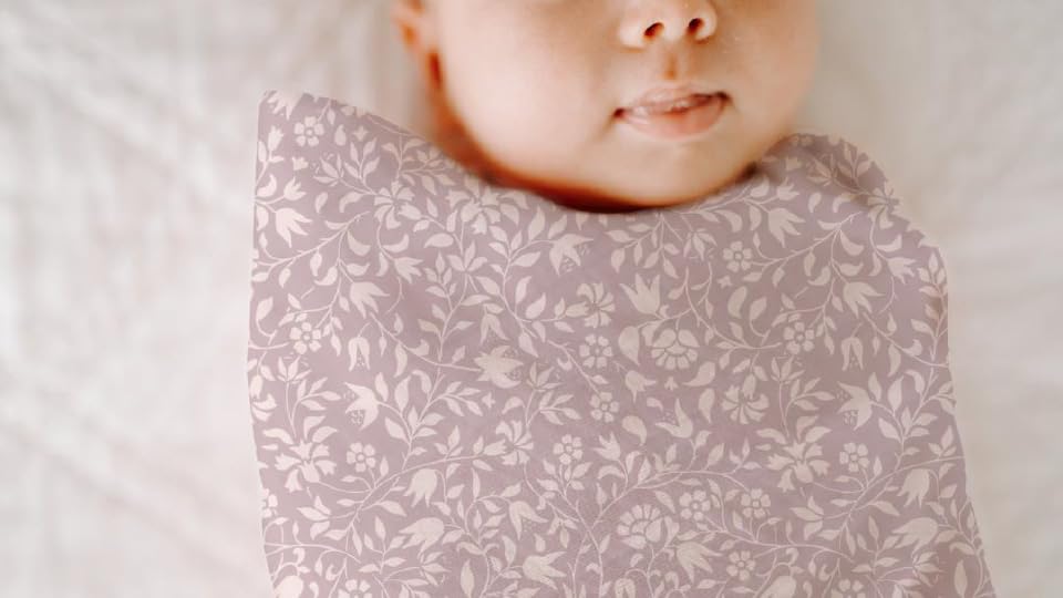 Aiden und Anay Authentisches japanisches Wickeltuch aus Bio-Baumwolle, 2er-Pack, Babygeschenke, Heritage Floral, Heritage Floral, Bio-Wickeltücher ASWO20011