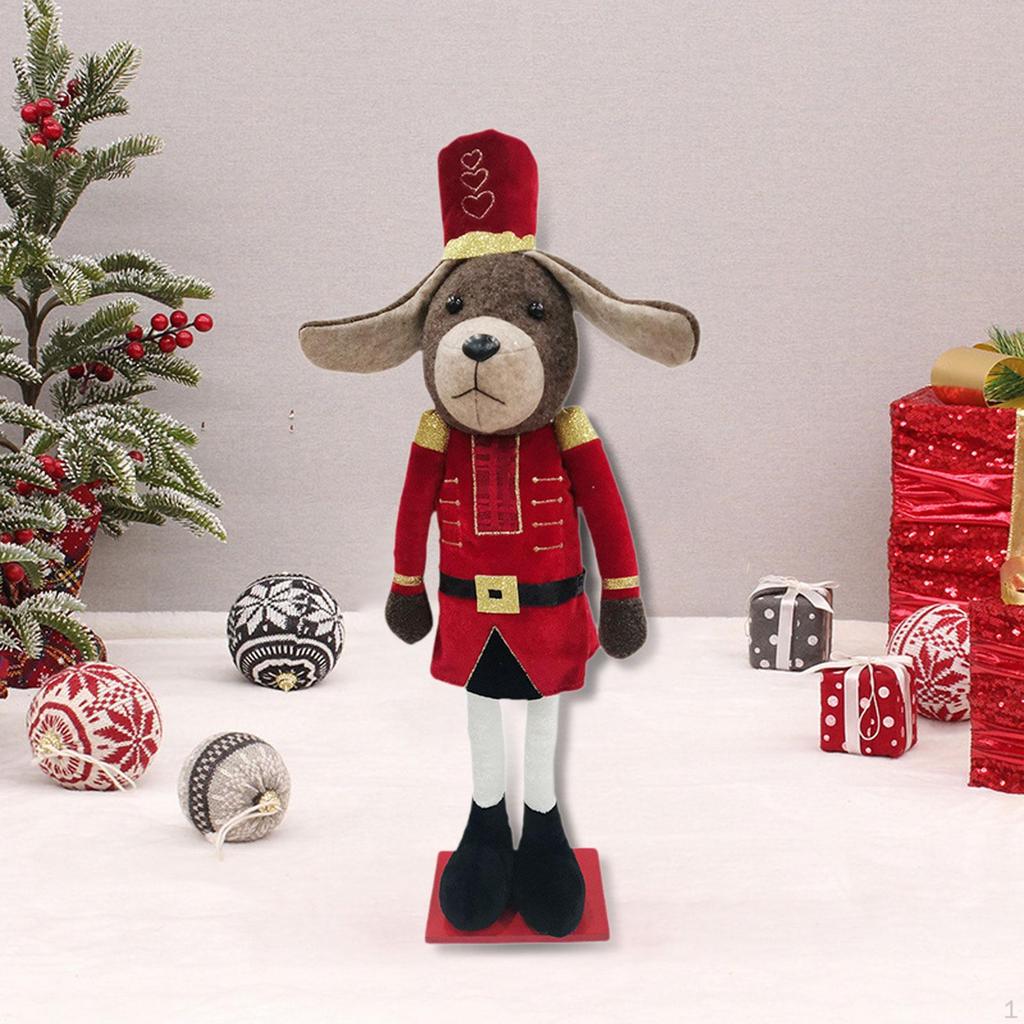 Doll Figure Decoration Figurine Toy Christmas Standing Decorations for Birthday