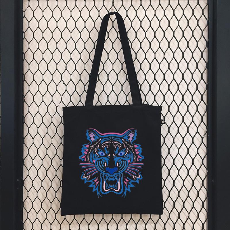 

Сумка для покупок Акварельные животные Сумки через плечо Сумка большой вместимости Модная Новая Милая Веселая Холщовая Сумка Женская сумка pures and bags 24*26cm