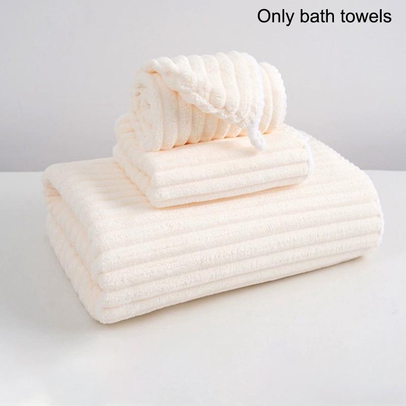 Coral Long Thickened Bath Towel Barbershop Headscarf Beauty Salon Face Towel