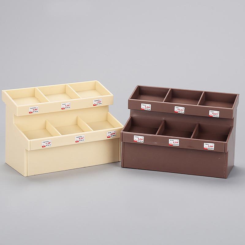 1/12 בית בובות סימולציה מד תצוגה לפירות וירקות בית בובות מיניאטורי מד סופרמרקט אביזרי עיצוב לבית בובות