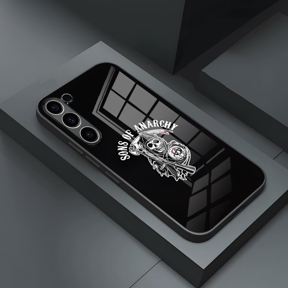 Action Tv Sons Of Anarchy Phone Case For S25 Ultra Samsung S26 S23 S24 Fe S22 S20 S21 Plus A54 A34 A53 A16 Glass Cover