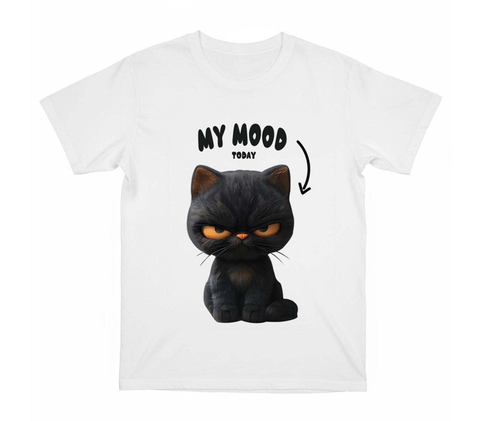 My mood today Funny cat shirt •Cat meme shirt •Cat lover Gift •Silly Cats Shirt •Silly Kitten Tshirt •Cute Kitten Tee •Cat Mom Dad Gift M