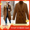 Women's 2023 Winter Fur Collar Warm Coat - Extended Length, Thickened