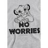The Lion King Childrens/Kids No Worries Heather Hoodie