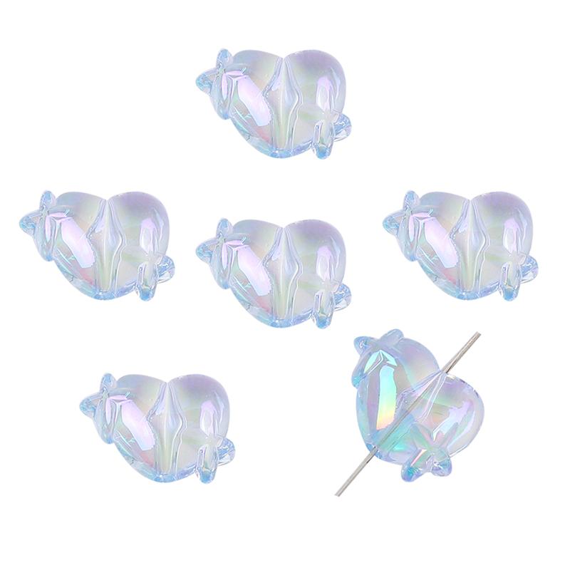 5/10 bucăți margele acrilice, mărgele de dragoste cu stea colorate pentru bricolaj, colier, brățară, cercei, bijuterii