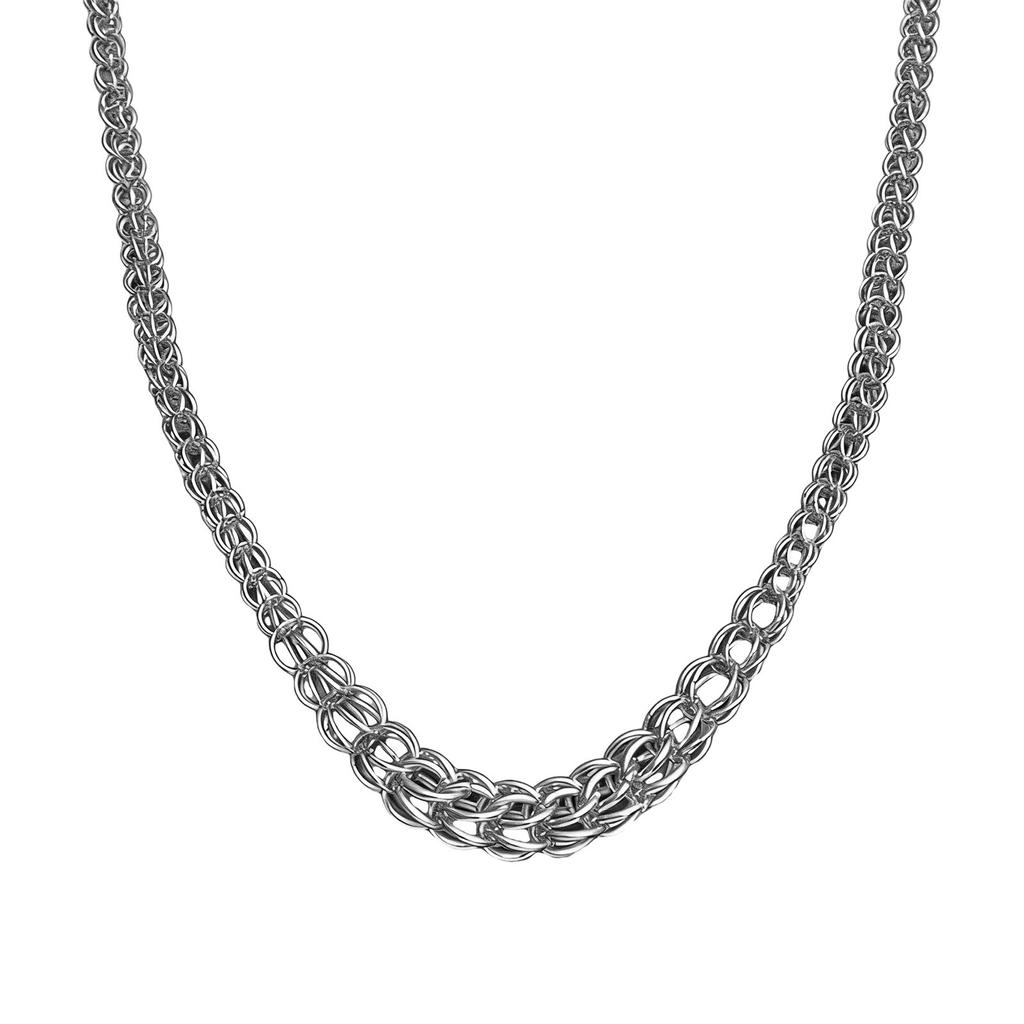 Geometric Tassels Metal Necklace With Handmade Details Clavicle Chain Accessory For Unique Fashion Statements
