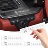 Nouveau Métal 3D Emblème de Voiture Autocollant Décoration Badge Décalcomanie Style Intérieur Pour Peugeot 206 207 307 3008 2008 308 407 408 508 301 208 RCZ