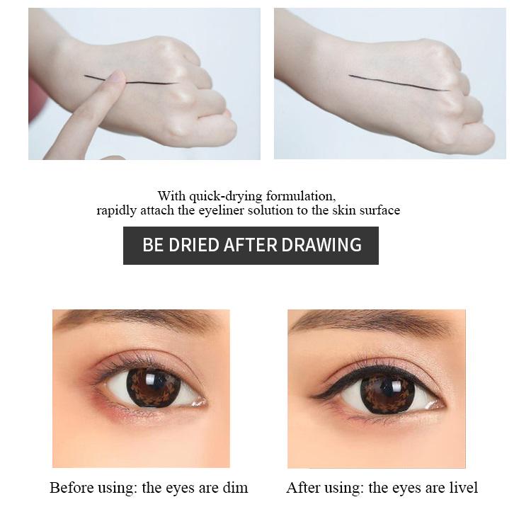 Black Waterproof Eyeliner Beauty Cosmetics Long-lasting  Eyeliner